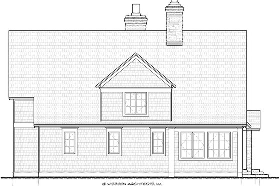 Exterior - Other Elevation 1 for Craftsman House Plan #928-245 - 4 bed, 3 bath