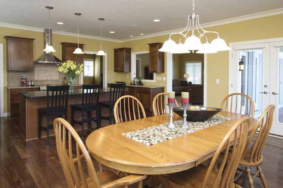 Interior - Kitchen 1 for Traditional House Plan #928-44 - 4 bed, 3 bath