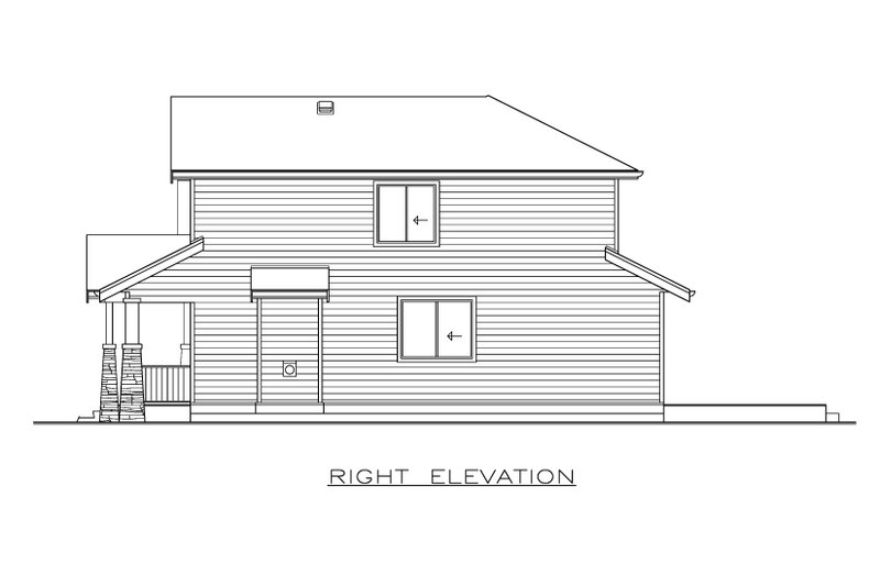 Home Plan - Exterior - Other Elevation for Craftsman House Plan #1100-35 - 3 bed, 2.5 bath