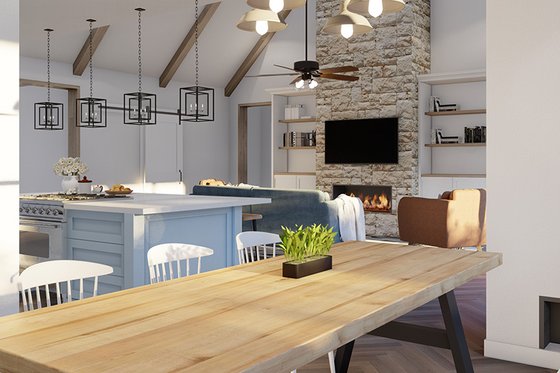 Interior - Dining Room for European House Plan #923-300 - 4 bed, 2.5 bath