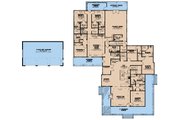 Farmhouse Style House Plan - 6 Beds 6.5 Baths 4696 Sq/Ft Plan #923-241 