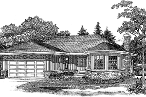Home Plan - Exterior - Front Elevation for Craftsman House Plan #47-901 - 3 bed, 2 bath