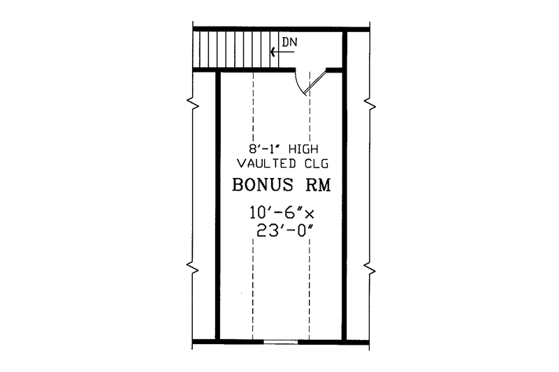 Home Plan - Floor Plan - Other Floor 1 for Ranch House Plan #314-235 - 3 bed, 2.5 bath
