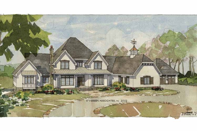 Home Plan - Exterior - Front Elevation 8 for European House Plan #928-65 - 4 bed, 5.5 bath