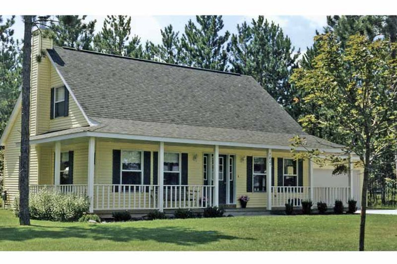 Dream House Plan - Exterior - Front Elevation 3 for Country House Plan #314-247 - 4 bed, 2.5 bath