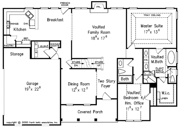 House Design - Country Floor Plan - Main Floor Plan #927-620