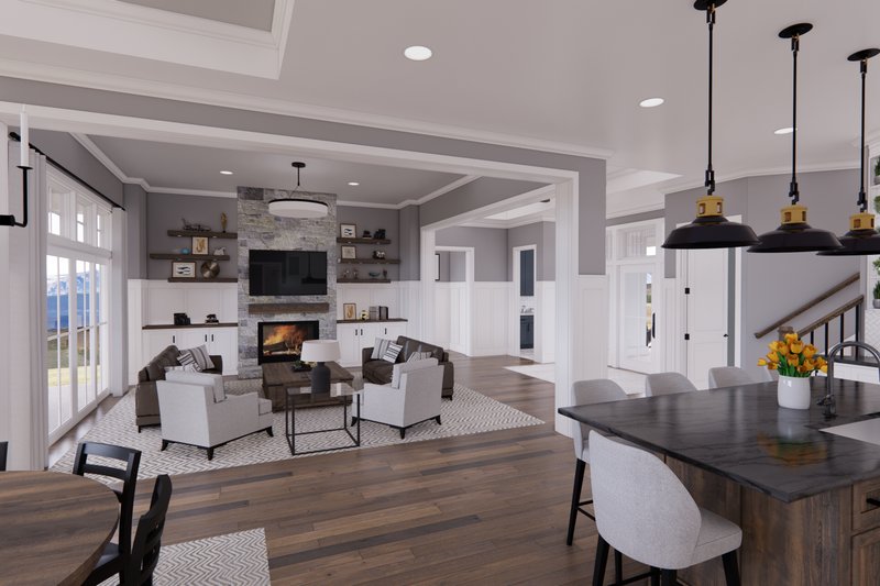 House Blueprint - Interior - Kitchen 3 for Farmhouse House Plan #51-1249 - 3 bed, 2 bath