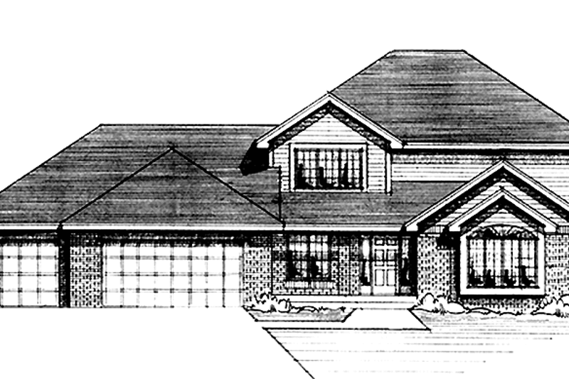 House Plan Design - Traditional Exterior - Front Elevation Plan #51-846