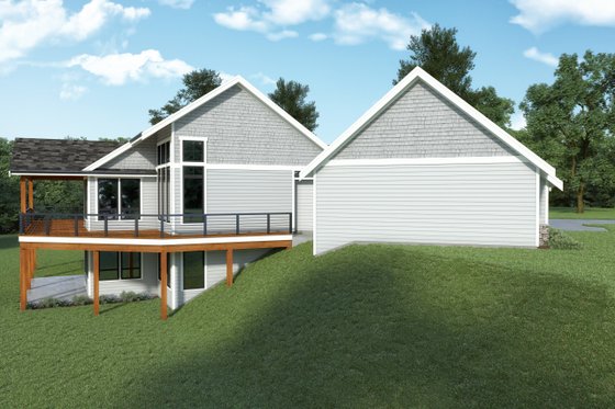 Exterior - Other Elevation for Craftsman House Plan #1070-158 - 3 bed, 2 bath