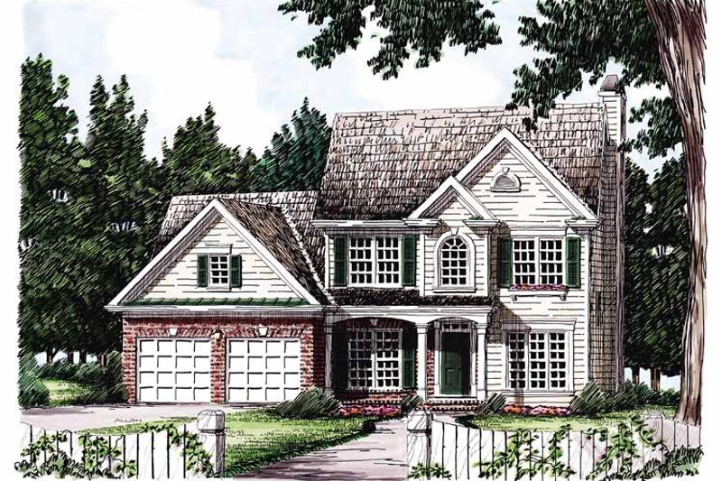 Home Plan - Country Exterior - Front Elevation Plan #927-89