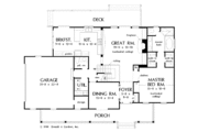 Country Style House Plan - 4 Beds 3.5 Baths 2363 Sq/Ft Plan #929-401 Floor 