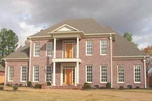 Southern Exterior - Front Elevation Plan #81-1651