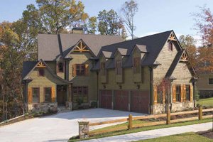 Dream House Plan - European Exterior - Front Elevation Plan #54-286