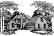 Traditional Style House Plan - 3 Beds 2.5 Baths 2489 Sq/Ft Plan #927-593 