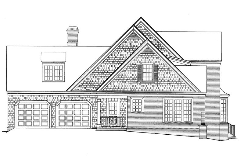 Home Plan - Exterior - Other Elevation 1 for Country House Plan #429-338 - 3 bed, 2.5 bath