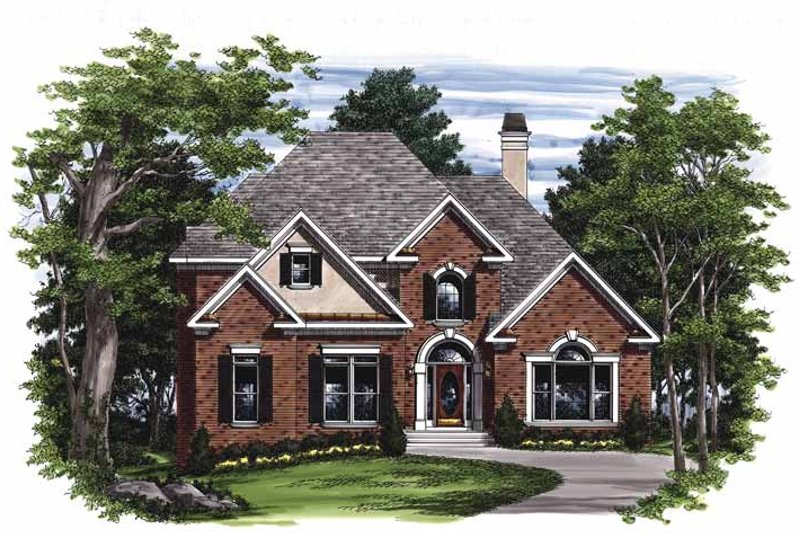 Dream House Plan - Traditional Exterior - Front Elevation Plan #927-452