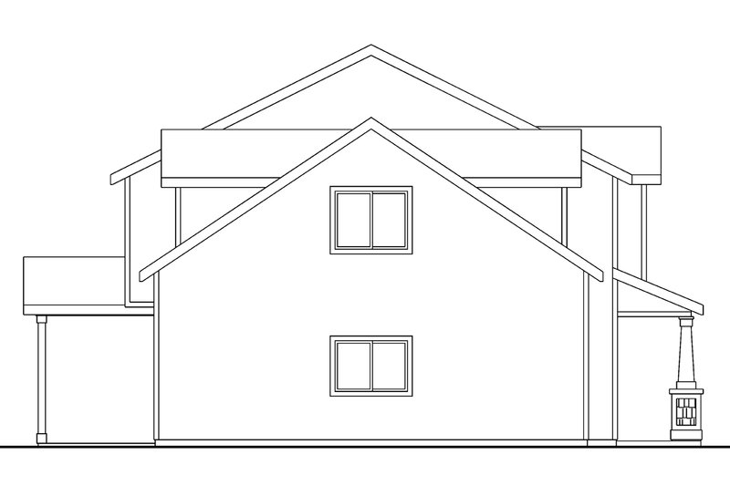 Craftsman Style House Plan - 3 Beds 2.5 Baths 1651 Sq/Ft Plan #124-566 ...