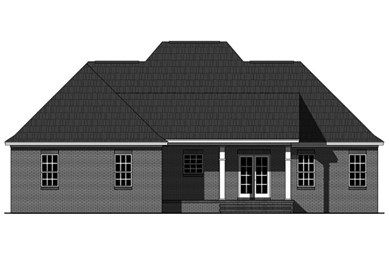 Architectural House Design - Exterior - Front Elevation 3 for Country House Plan #21-393 - 3 bed, 2 bath