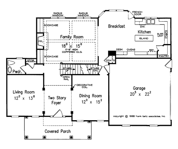 Dream House Plan - Victorian Floor Plan - Main Floor Plan #927-542
