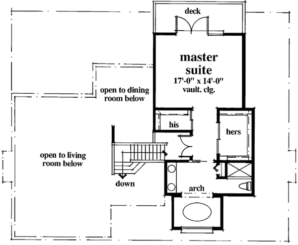 Country Floor Plan - Upper Floor Plan #930-28