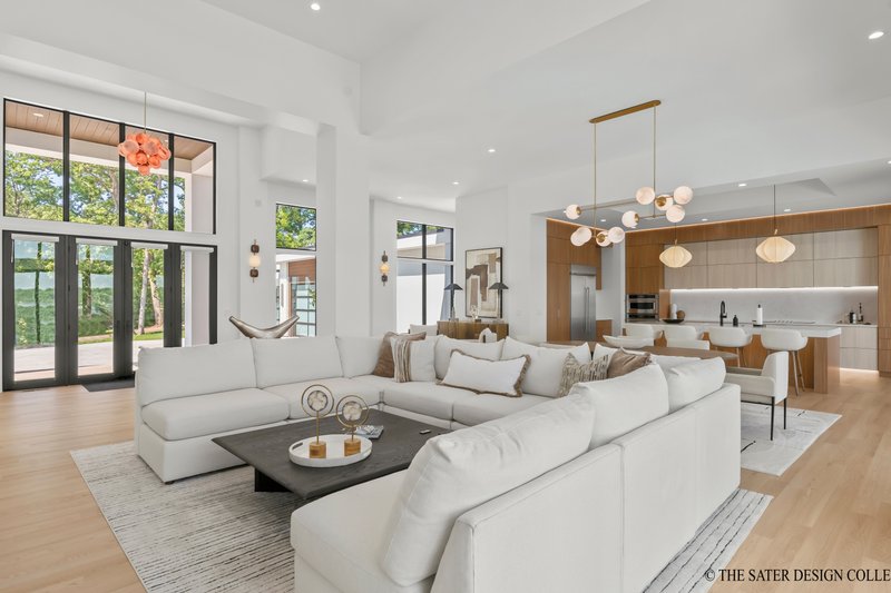 Architectural House Design - Interior - Family Room 2 for Contemporary House Plan #930-546 - 3 bed, 3.5 bath