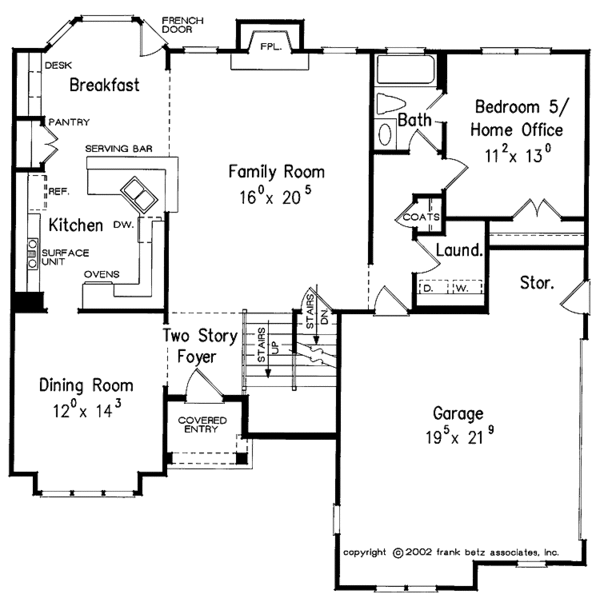House Design - Traditional Floor Plan - Main Floor Plan #927-652