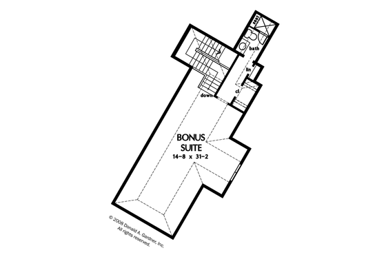Floor Plan - Other Floor for European House Plan #929-896 - 5 bed, 5.5 bath