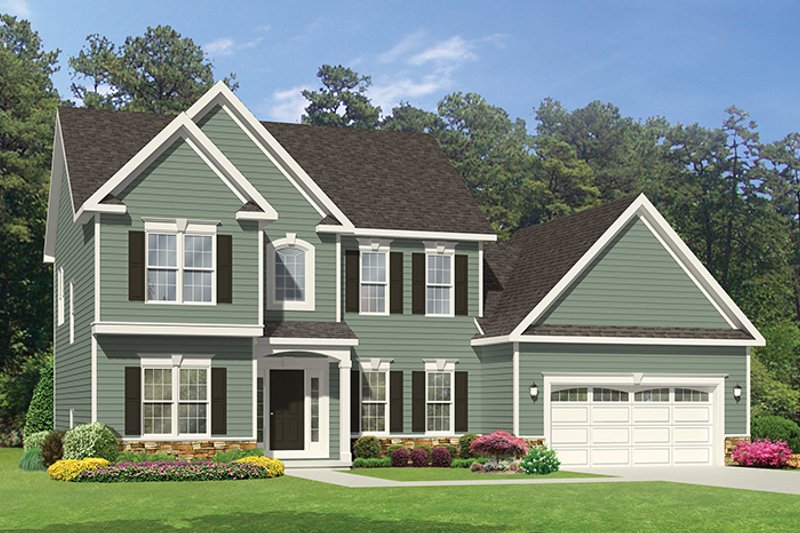 Dream House Plan - Exterior - Front Elevation 4 for Traditional House Plan #1010-119 - 3 bed, 2.5 bath