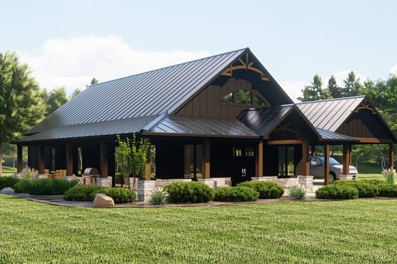 Exterior - Other Elevation 1 for Country House Plan #1064-276 - 3 bed, 2 bath