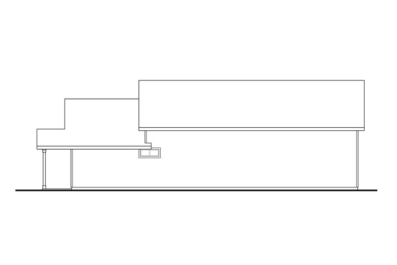 House Plan Design - Exterior - Rear Elevation for Mediterranean House Plan #124-1177, 0 bath