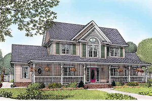 House Design - Victorian Exterior - Front Elevation Plan #11-265
