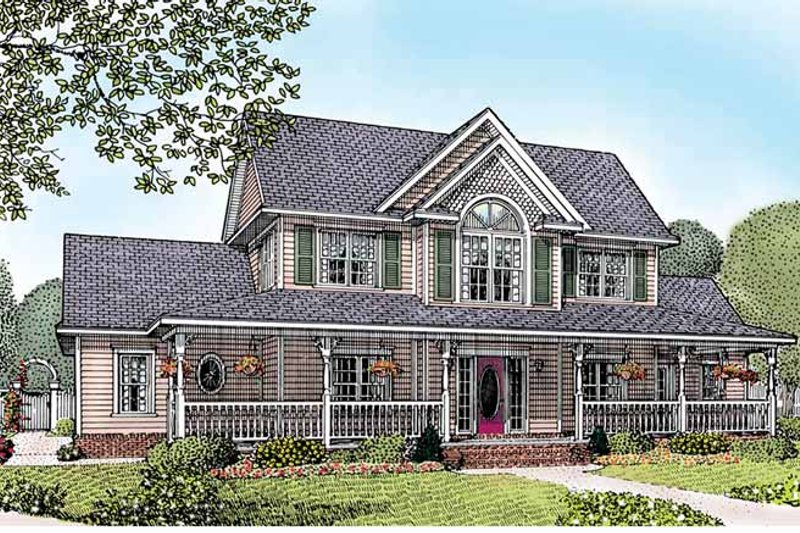 House Design - Victorian Exterior - Front Elevation Plan #11-265