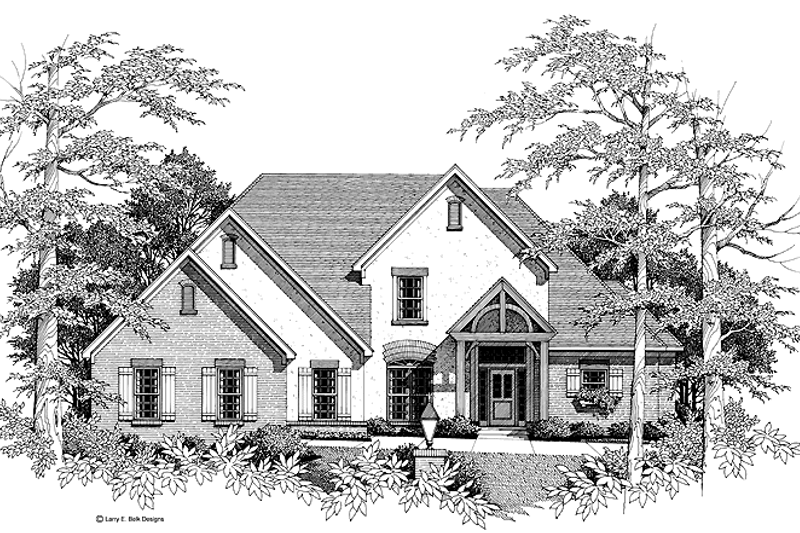 House Plan Design - Traditional Exterior - Front Elevation Plan #952-142