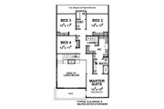 Contemporary Style House Plan - 4 Beds 2.5 Baths 2516 Sq/Ft Plan #20-2205 