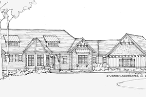 Exterior - Front Elevation 3 for Traditional House Plan #928-189 - 4 bed, 3.5 bath