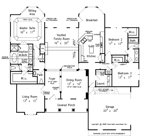 House Design - European Floor Plan - Main Floor Plan #927-495