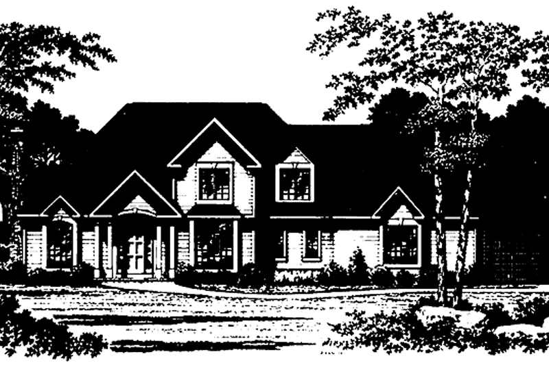 House Design - Traditional Exterior - Front Elevation Plan #328-217