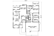 Adobe / Southwestern Style House Plan - 3 Beds 2.5 Baths 2360 Sq/Ft Plan #1-1454 