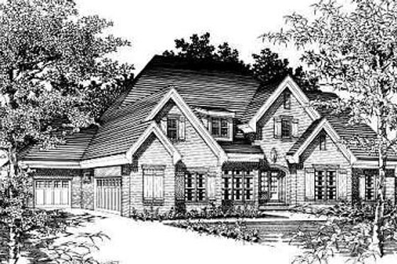 Cottage Style House Plan - 3 Beds 2.5 Baths 1272 Sq/Ft Plan #329-166 ...