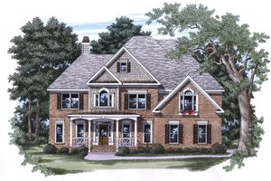 Victorian Exterior - Front Elevation Plan #927-542