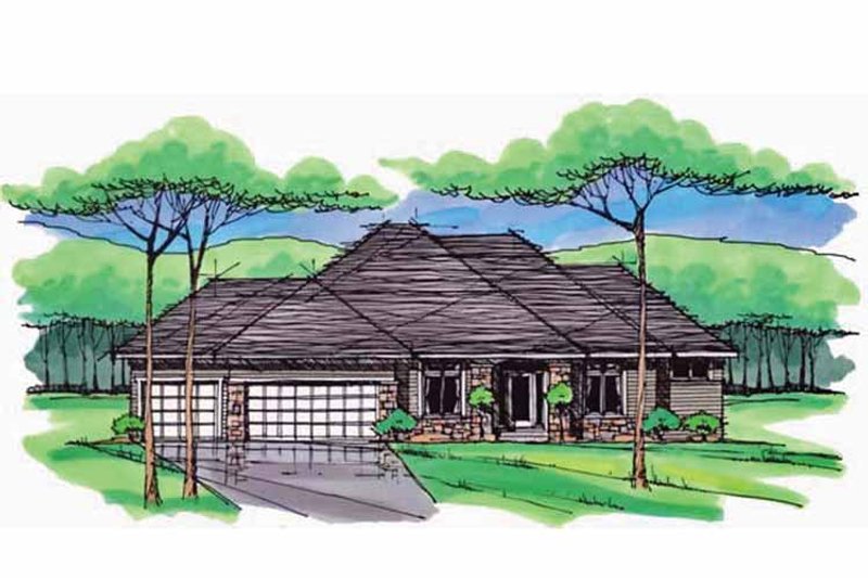 Dream House Plan - Exterior - Front Elevation 3 for Country House Plan #51-978 - 3 bed, 2.5 bath