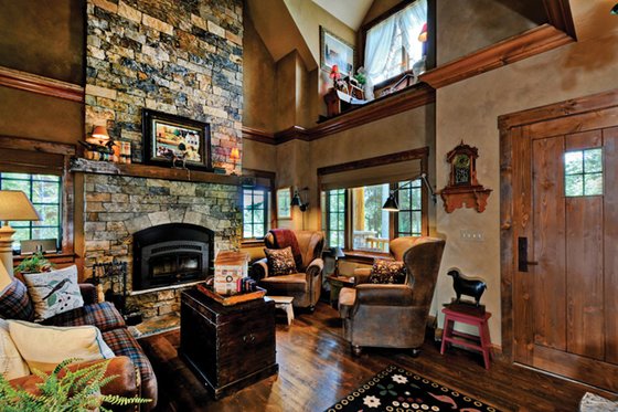 Interior - Other for Cabin House Plan #942-25 - 2 bed, 2 bath