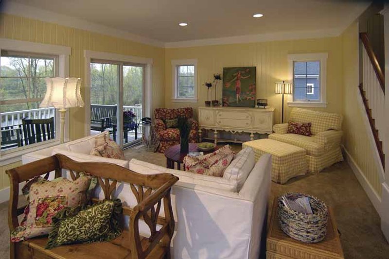 Architectural House Design - Interior - Family Room 1 for Country House Plan #928-110 - 3 bed, 2.5 bath