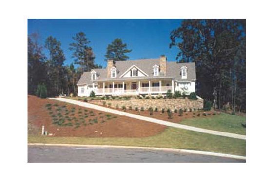 Exterior - Other Elevation 1 for Country House Plan #429-32 - 4 bed, 3.5 bath
