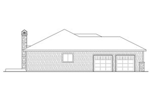 Exterior - Other Elevation for Ranch House Plan #124-1048 - 3 bed, 2 bath