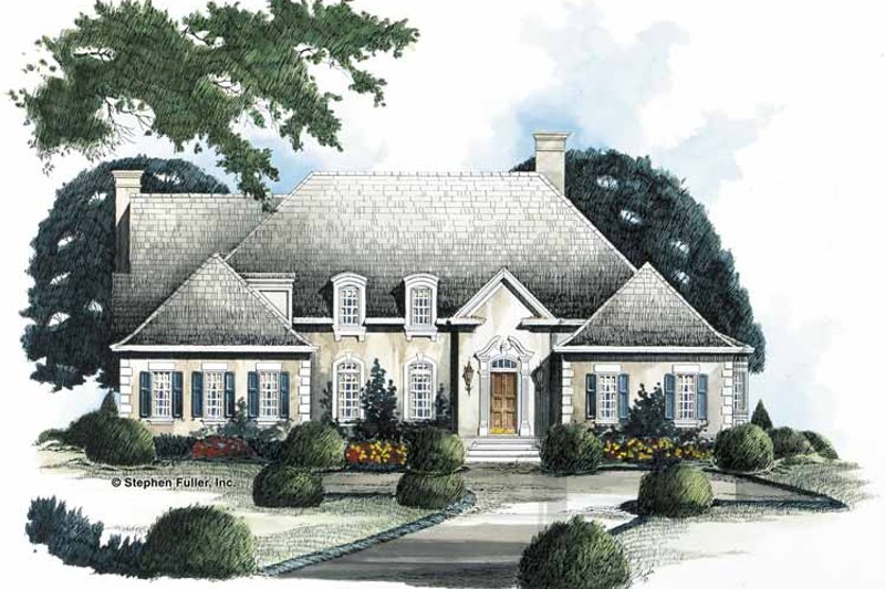 Dream House Plan - Country Exterior - Front Elevation Plan #429-148