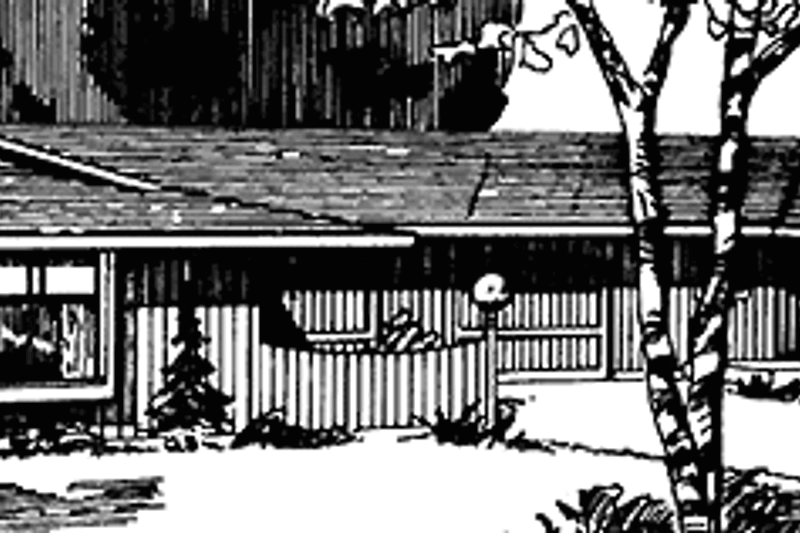 Architectural House Design - Prairie Exterior - Front Elevation Plan #320-1238