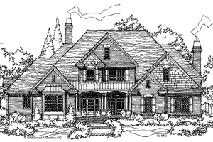 Traditional Exterior - Front Elevation Plan #929-498