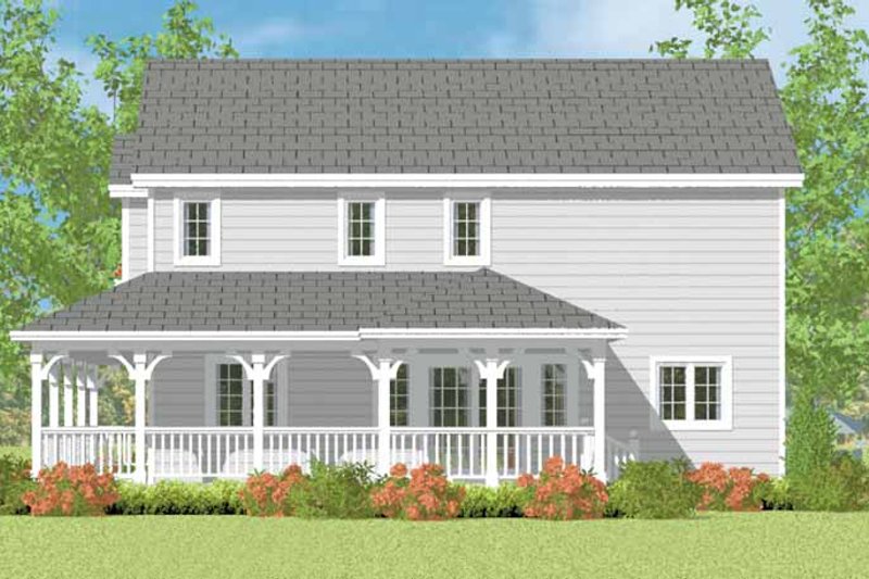 Dream House Plan - Victorian Exterior - Other Elevation Plan #72-1110