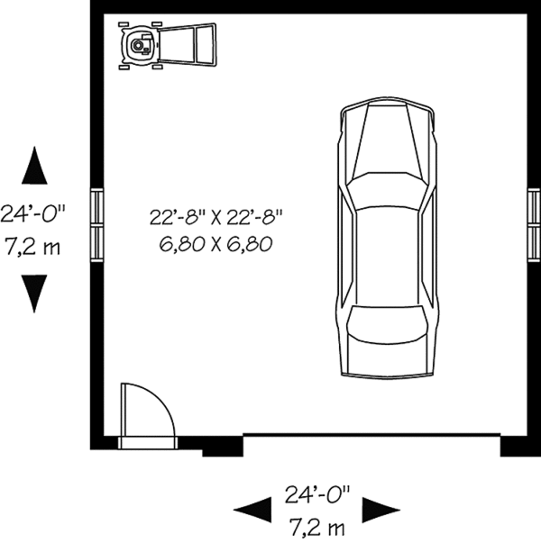 Floor Plan - Main Floor Plan #23-2368